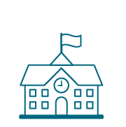 school building icon